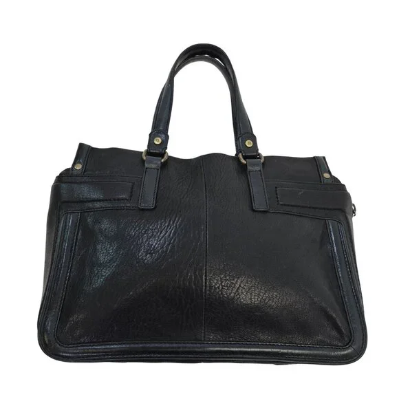 Olivia Harris OH by Joy Gryson Leather Satchel Handbag - Picture 2 of 7